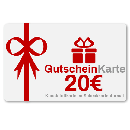 Gutschein-Geschenkkarte im Wert von 10 Euro