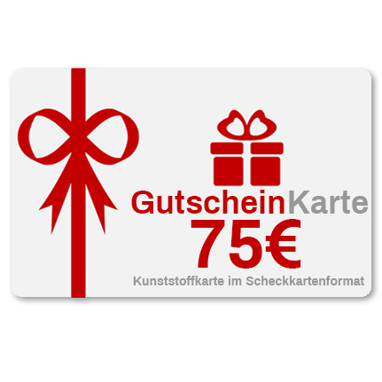 Gutschein-Geschenkkarte im Wert von 50 Euro