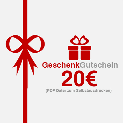 Geschenkgutschein als PDF zum Selbstdrucken im Wert von 10 Euro