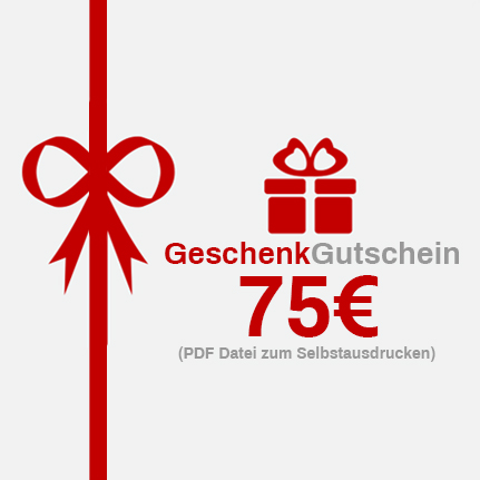 Geschenkgutschein als PDF zum Selbstdrucken im Wert von 50 Euro